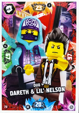 NINJAGO Trading Card Game (English) Series 8 - # 73 Duo Dareth & Lil' Nelson