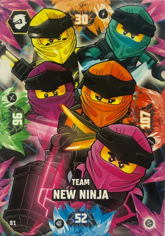 NINJAGO Trading Card Game (English) Series 8 - # 81 Team New Ninja