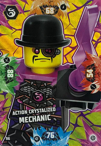 NINJAGO Trading Card Game (English) Series 8 - # 96 Action Crystalized Mechanic