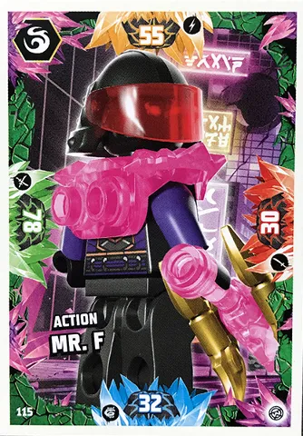 NINJAGO Trading Card Game (English) Series 8 - # 115 Action Mr. F