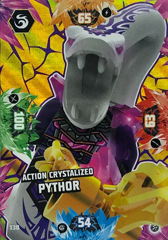 NINJAGO Trading Card Game (English) Series 8 - # 130 Action Crystalized Pythor
