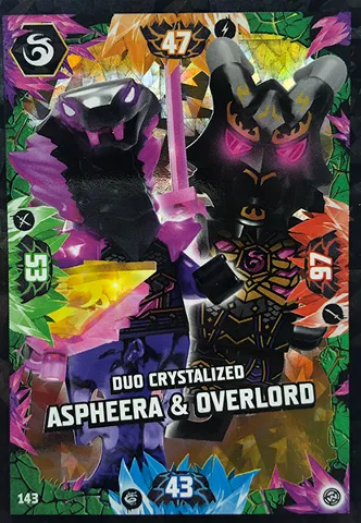NINJAGO Trading Card Game (English) Series 8 - # 143 Duo Crystalized Aspheera & Overlord