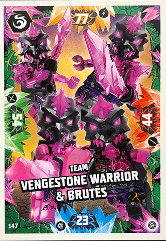 NINJAGO Trading Card Game (English) Series 8 - # 147 Team Vengestone Warrior & Brutes