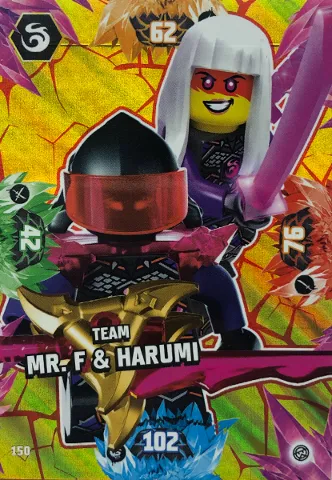 NINJAGO Trading Card Game (English) Series 8 - # 150 Team Mr. F & Harumi