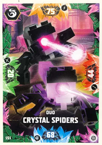 NINJAGO Trading Card Game (English) Series 8 - # 151 Duo Crystal Spiders