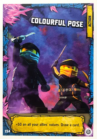 NINJAGO Trading Card Game (English) Series 8 - # 154 Colourful Pose