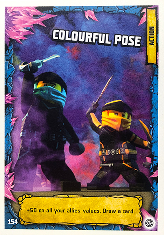 NINJAGO Trading Card Game (English) Series 8 - # 154 Colourful Pose