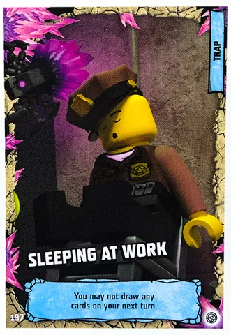 NINJAGO Trading Card Game (English) Series 8 - # 197 Sleeping at Work