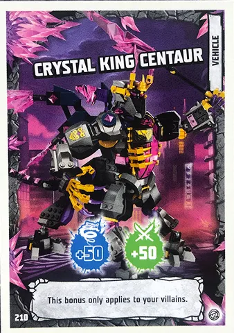 NINJAGO Trading Card Game (English) Series 8 - # 210 Crystal King Centaur