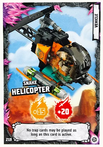 NINJAGO Trading Card Game (English) Series 8 - # 219 Snake Helicopter