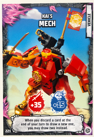 NINJAGO Trading Card Game (English) Series 8 - # 221 Kai's Mech