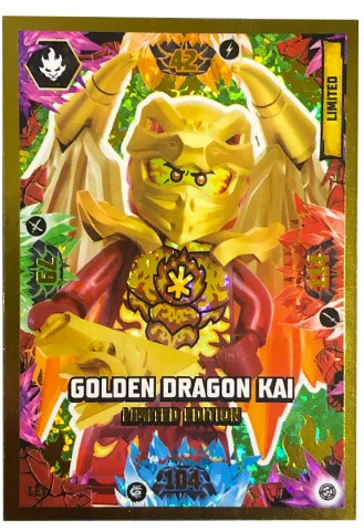 NINJAGO Trading Card Game (English) Series 8 - # LE1 Golden Dragon Kai Limited Edition