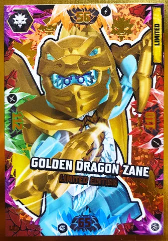 NINJAGO Trading Card Game (English) Series 8 - # LE7 Golden Dragon Zane Limited Edition