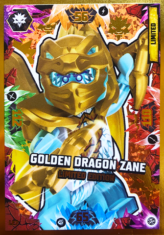 NINJAGO Trading Card Game (English) Series 8 - # LE7 Golden Dragon Zane Limited Edition