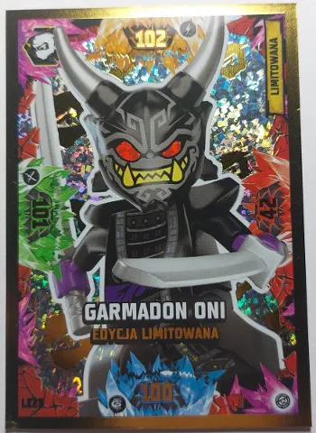 NINJAGO Trading Card Game (Polish) Series 8 - # LE25 Garmadon Oni Edycja Limitowana