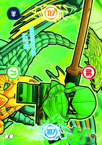 NINJAGO Trading Card Game (German) Series 9 (Next Level) - # 2 Drachtenteam Lloyd