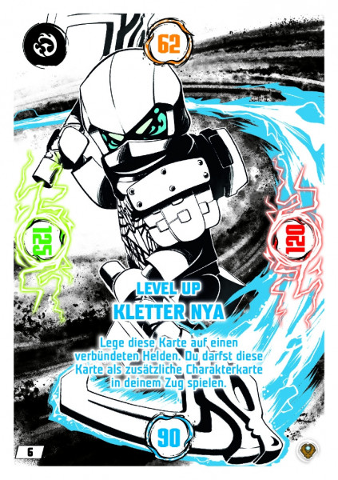 NINJAGO Trading Card Game (German) Series 9 (Next Level) - # 6 Level Up Kletter Nya