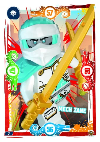 NINJAGO Trading Card Game (German) Series 9 (Next Level) - # 7 Mech Zane
