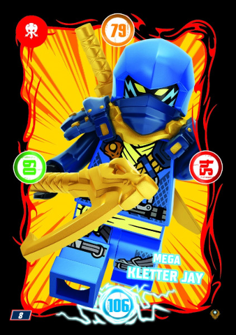 NINJAGO Trading Card Game (German) Series 9 (Next Level) - # 8 Mega Kletter Jay