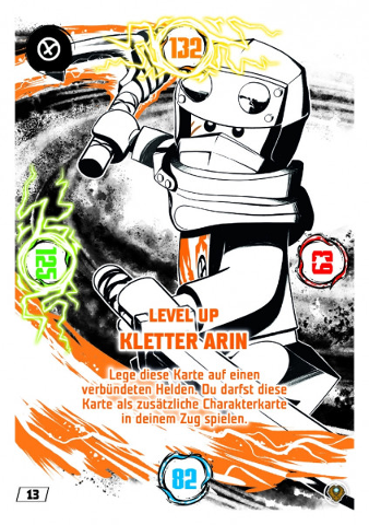 NINJAGO Trading Card Game (German) Series 9 (Next Level) - # 13 Level Up Kletter Arin