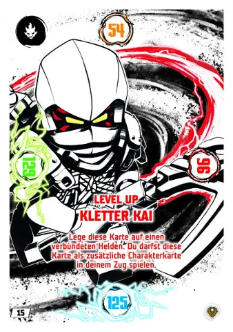 NINJAGO Trading Card Game (German) Series 9 (Next Level) - # 15 Level Up Kletter Kai