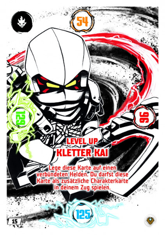NINJAGO Trading Card Game (German) Series 9 (Next Level) - # 15 Level Up Kletter Kai
