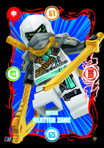NINJAGO Trading Card Game (German) Series 9 (Next Level) - # 17 Mega Kletter Zane