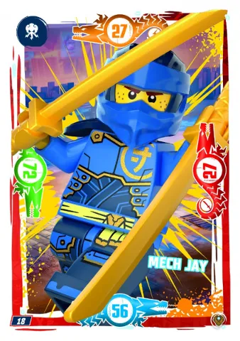 NINJAGO Trading Card Game (German) Series 9 (Next Level) - # 18 Mech Jay