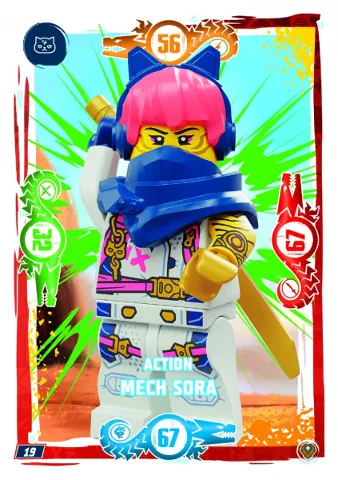 NINJAGO Trading Card Game (German) Series 9 (Next Level) - # 19 Action Mech Sora