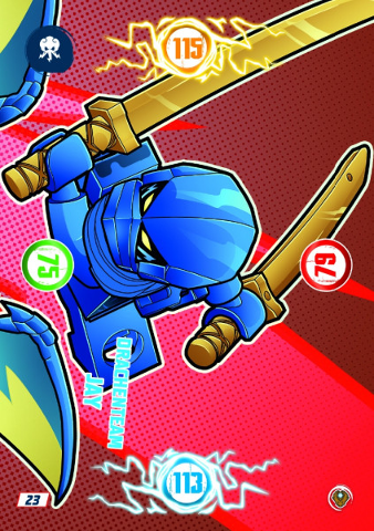 NINJAGO Trading Card Game (German) Series 9 (Next Level) - # 23 Drachenteam Jay