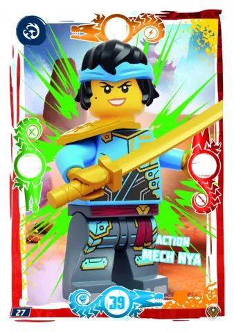 NINJAGO Trading Card Game (German) Series 9 (Next Level) - # 27 Action Mech Nya