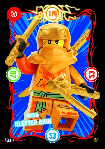 NINJAGO Trading Card Game (German) Series 9 (Next Level) - # 31 Mega Kletter Arin