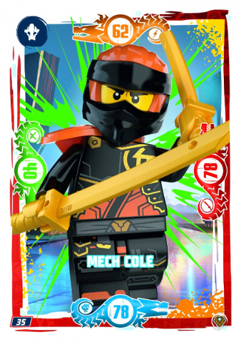 NINJAGO Trading Card Game (German) Series 9 (Next Level) - # 35 Mech Cole