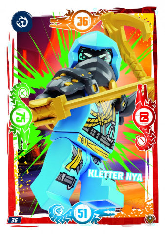 NINJAGO Trading Card Game (German) Series 9 (Next Level) - # 36 Kletter Nya