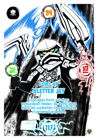 NINJAGO Trading Card Game (German) Series 9 (Next Level) - # 39 Level Up Kletter Jay