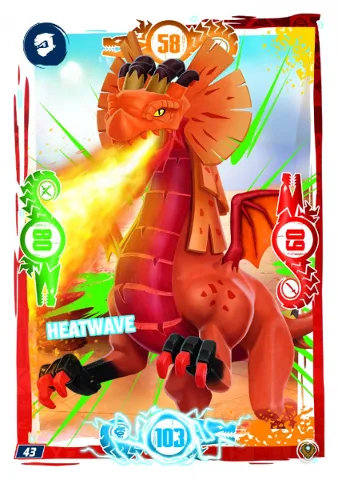 NINJAGO Trading Card Game (German) Series 9 (Next Level) - # 43 Heatwave