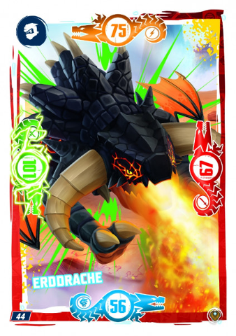 NINJAGO Trading Card Game (German) Series 9 (Next Level) - # 44 Erddrache