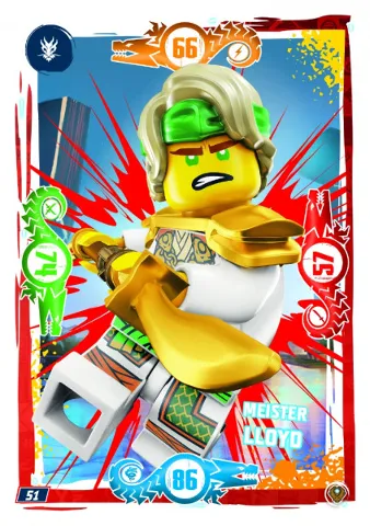 NINJAGO Trading Card Game (German) Series 9 (Next Level) - # 51 Meister Lloyd
