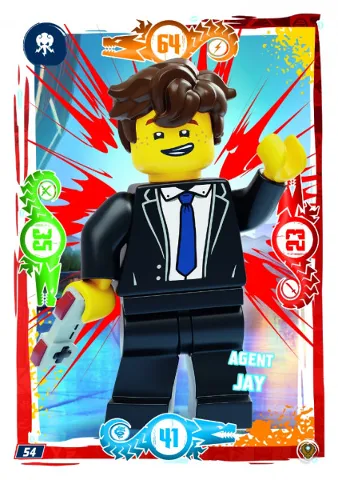 NINJAGO Trading Card Game (German) Series 9 (Next Level) - # 54 Agent Jay