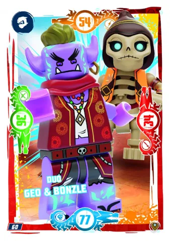 NINJAGO Trading Card Game (German) Series 9 (Next Level) - # 60 Geo & Bonzle