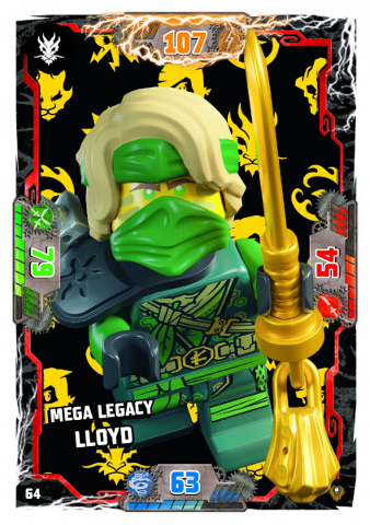 NINJAGO Trading Card Game (German) Series 9 (Next Level) - # 64 Mega Legacy Lloyd
