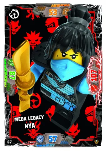 NINJAGO Trading Card Game (German) Series 9 (Next Level) - # 67 Mega Legacy Nya