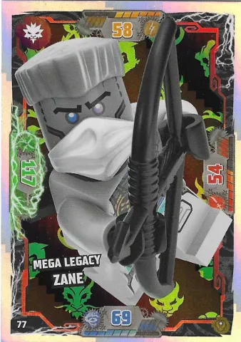 NINJAGO Trading Card Game (German) Series 9 (Next Level) - # 77 Mega Legacy Zane