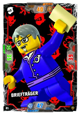 NINJAGO Trading Card Game (German) Series 9 (Next Level) - # 81 Briefträger