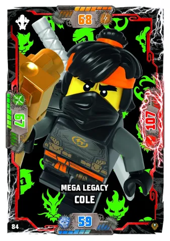 NINJAGO Trading Card Game (German) Series 9 (Next Level) - # 84 Mega Legacy Cole