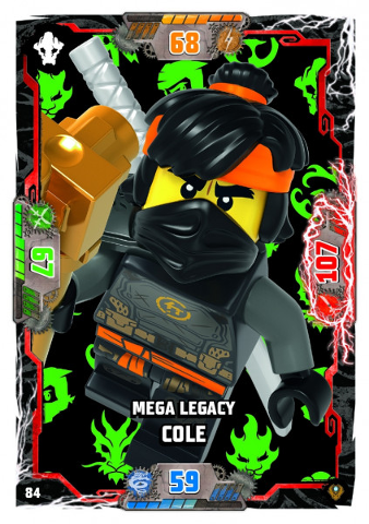 NINJAGO Trading Card Game (German) Series 9 (Next Level) - # 84 Mega Legacy Cole