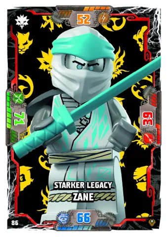 NINJAGO Trading Card Game (German) Series 9 (Next Level) - # 86 Starker Legacy Zane