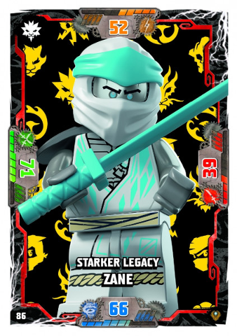 NINJAGO Trading Card Game (German) Series 9 (Next Level) - # 86 Starker Legacy Zane