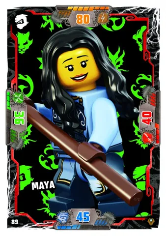 NINJAGO Trading Card Game (German) Series 9 (Next Level) - # 89 Maya