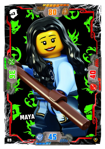NINJAGO Trading Card Game (German) Series 9 (Next Level) - # 89 Maya